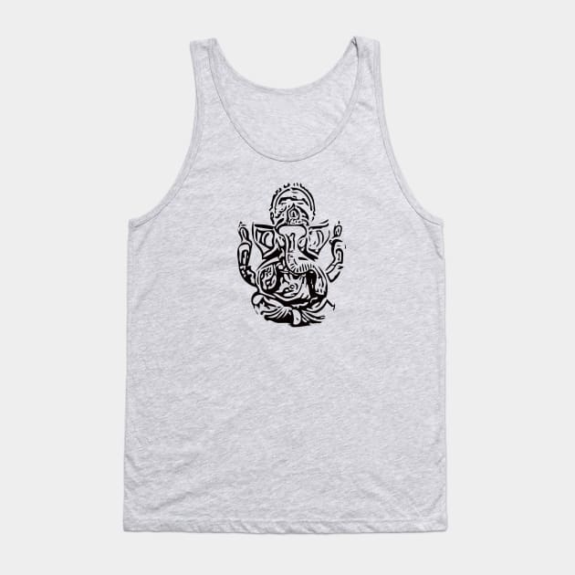 Lord Ganesha Tank Top by Cre8tiveSpirit